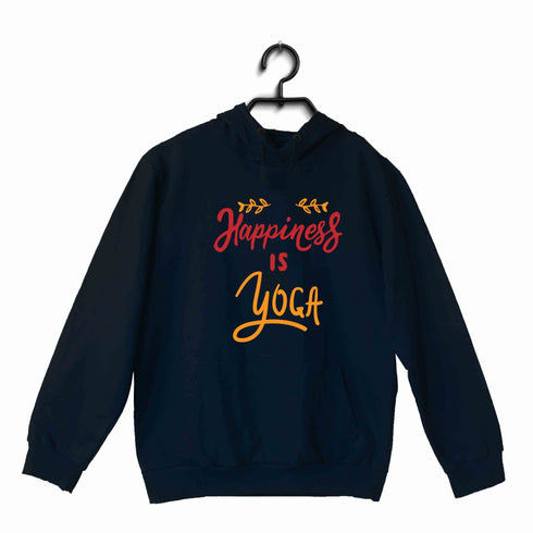 Yoga Fitness Yoga HAPPINESS IS YOGA UNISEX HOODIE Sweatshirts